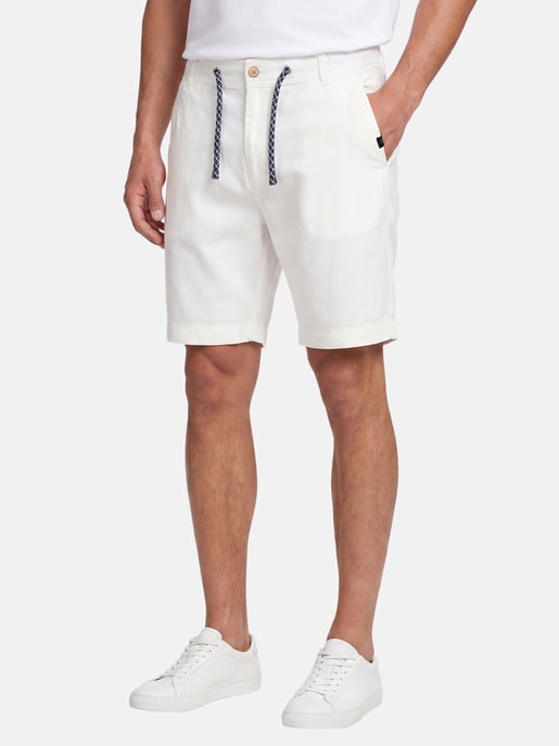 Pantalones cortos de hombre Indicode INBow de lino y algodón con cordón – ligeros y transpirables - Image 4
