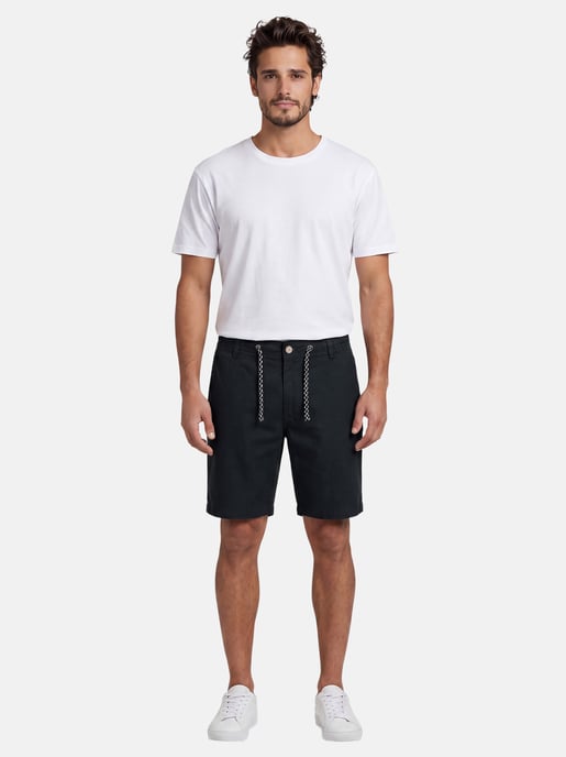 Pantalones cortos de hombre Indicode INBow de lino y algodón con cordón – ligeros y transpirables - Image 3
