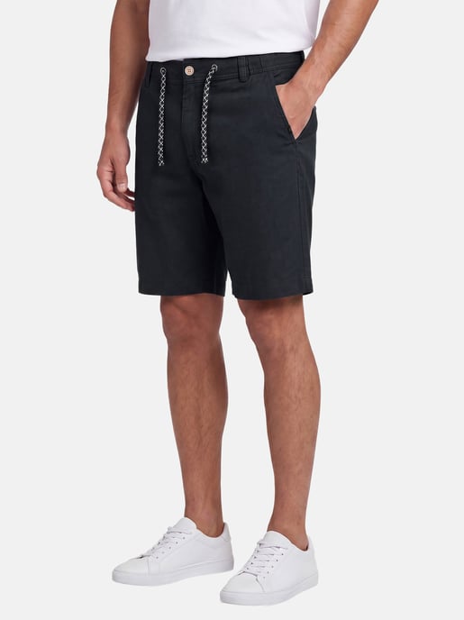 Pantalones cortos de hombre Indicode INBow de lino y algodón con cordón – ligeros y transpirables - Image 4