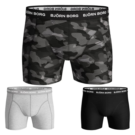 Paquete de 3 bóxers de algodón elástico para hombre, suaves, ropa interior diaria - Image 2