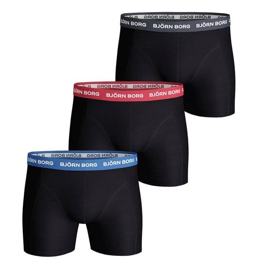 Paquete de 3 bóxers de algodón elástico para hombre, suaves, ropa interior diaria corta - Image 1