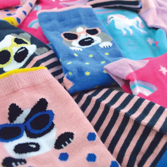 Paquete de 12 calcetas para niños de bambú con diseños divertidos, calcetas diarias. - Image 5