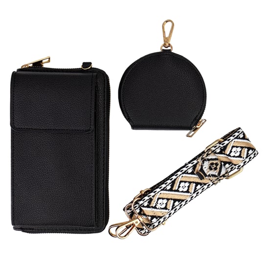 Cartera de Piel Sintética para Damas con Correa y Monedero Diseño de Múltiples Compartimentos - Image 2