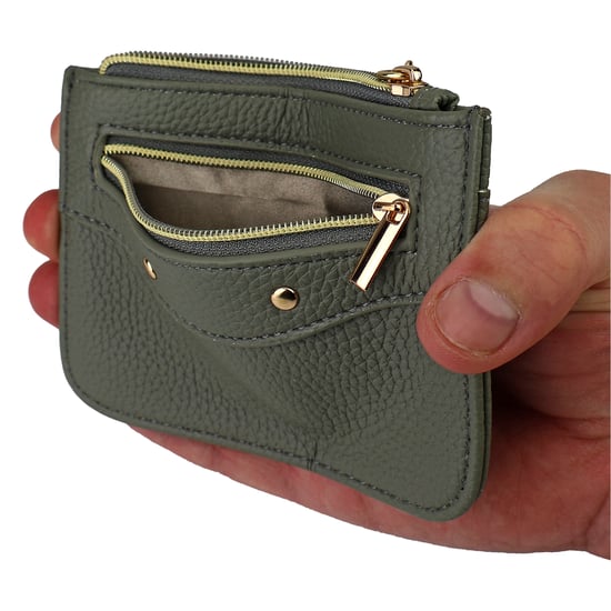 Cartera Compacta para Mujeres de Cuero Sintético con Múltiples Compartimentos para Tarjetas - Image 4