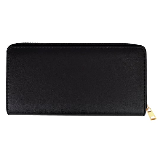 Cartera Grande de Cuero Sintético para Damas con Textura y Detalles Metálicos Organizador - Image 2