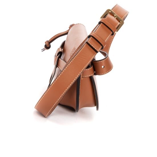 Loewe Mini Gate Waist Bag Small en Brown Cuero de ternero - Image 3