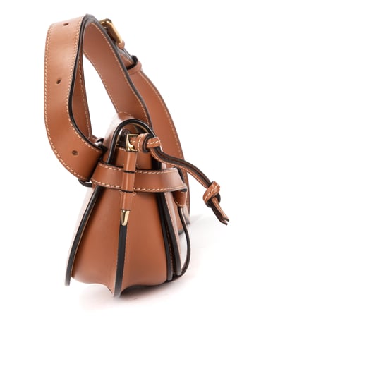 Loewe Mini Gate Waist Bag Small en Brown Cuero de ternero - Image 4