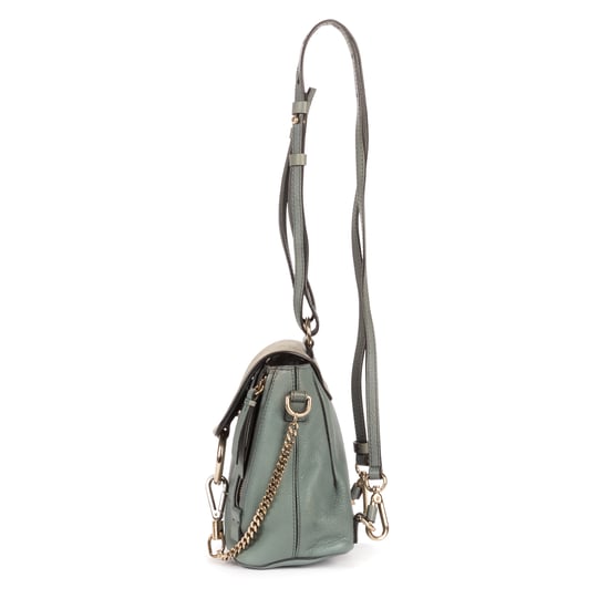 Chloé Faye Backpack en Blue Cuero de becerro - Image 3