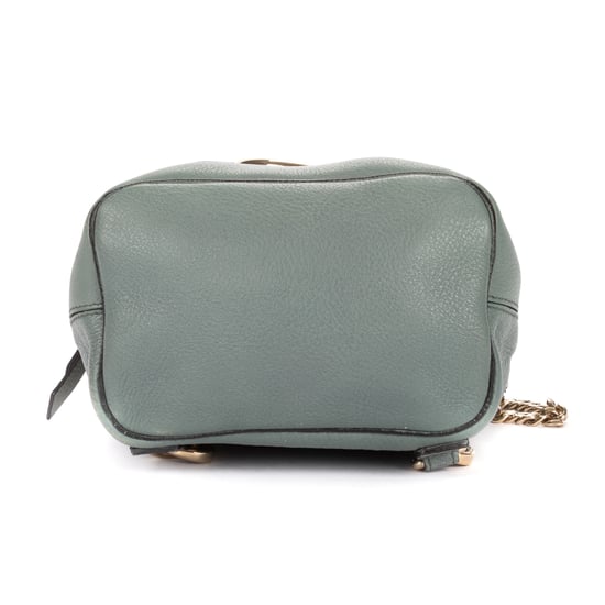Chloé Faye Backpack en Blue Cuero de becerro - Image 6