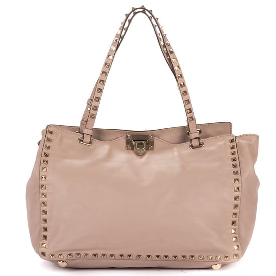 Valentino Rockstud Tote en rosa Cuero de becerro - Image 1