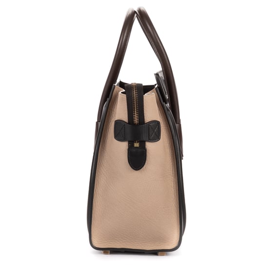 Celine Tricolor Micro Luggage  en  gris Cuero de ternero - Image 3