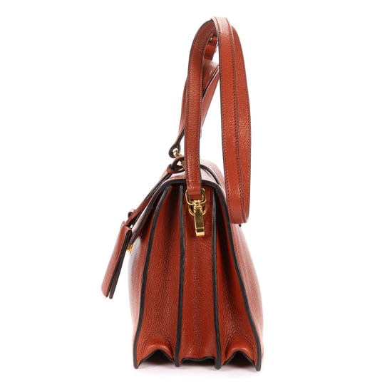 Miu Miu Madras Top Handle en marrón Cuero de ternero - Image 3