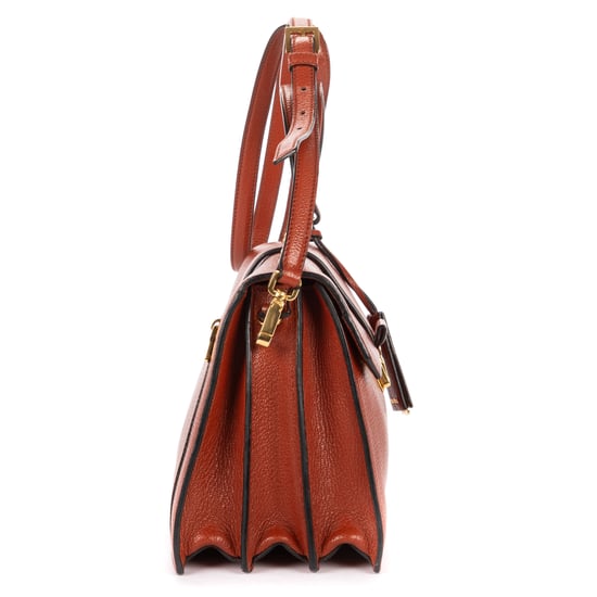 Miu Miu Madras Top Handle en marrón Cuero de ternero - Image 4