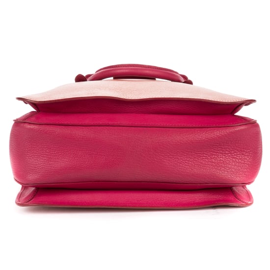 Miu Miu Two color Pushlock Tote en rosa Cuero de ternero - Image 6