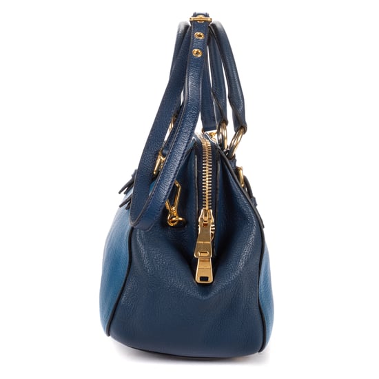 Miu Miu Bauletto Bag en Blue Cuero de becerro - Image 3