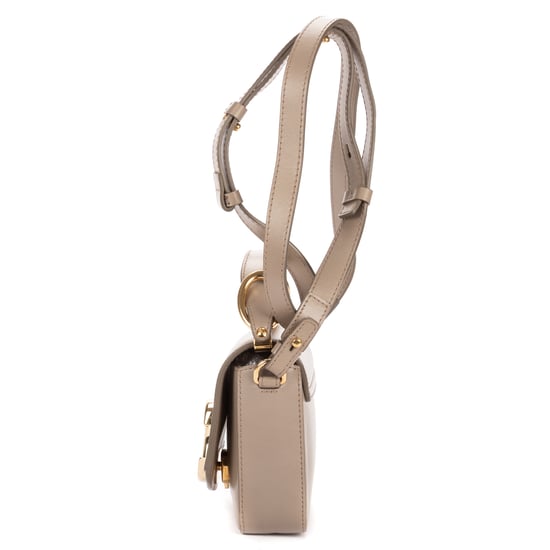 Chloé Mini C Bag  en  gris Cuero de ternero - Image 3