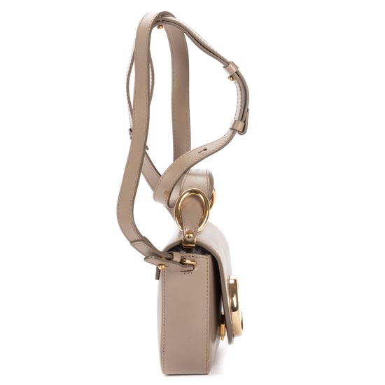 Chloé Mini C Bag  en  gris Cuero de ternero - Image 4