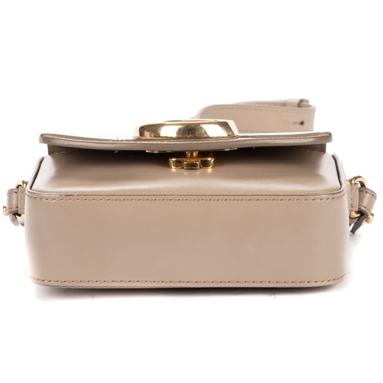 Chloé Mini C Bag  en  gris Cuero de ternero - Image 6