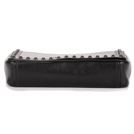 Prada Studded Flap Crossbody  en  negro Cuero de becerro - Image 6