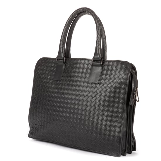 Bottega Veneta Messenger  en  gris Cuero de becerro - Image 2