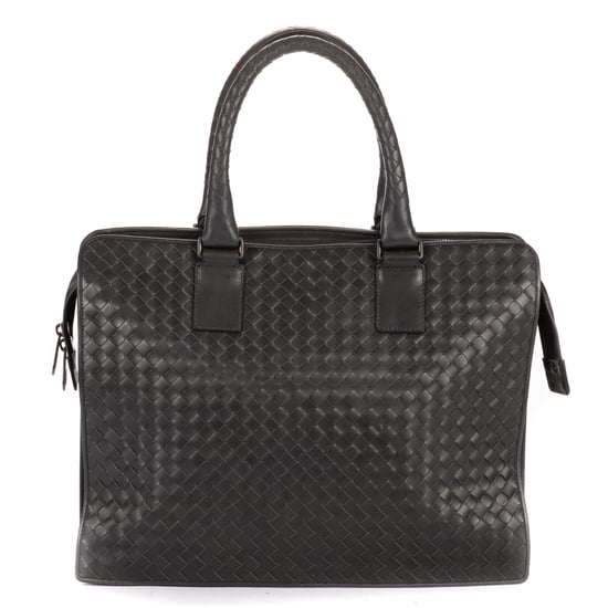 Bottega Veneta Messenger  en  gris Cuero de becerro - Image 5