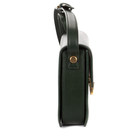 Yves Saint Laurent Loulou Crossbody Medium en  verde oscuro Cuero de ternero - Image 4