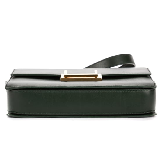 Yves Saint Laurent Loulou Crossbody Medium en  verde oscuro Cuero de ternero - Image 6