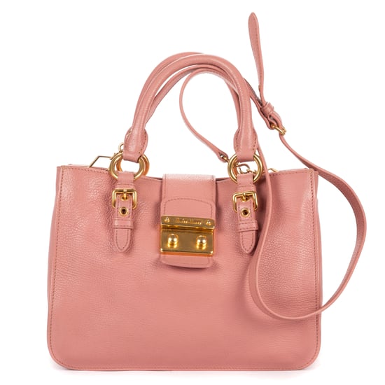 Miu Miu Pushlock Tote en rosa Cuero de ternero - Image 1