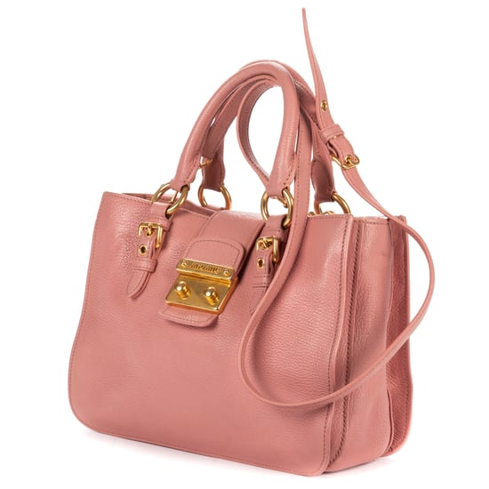 Miu Miu Pushlock Tote en rosa Cuero de ternero - Image 2