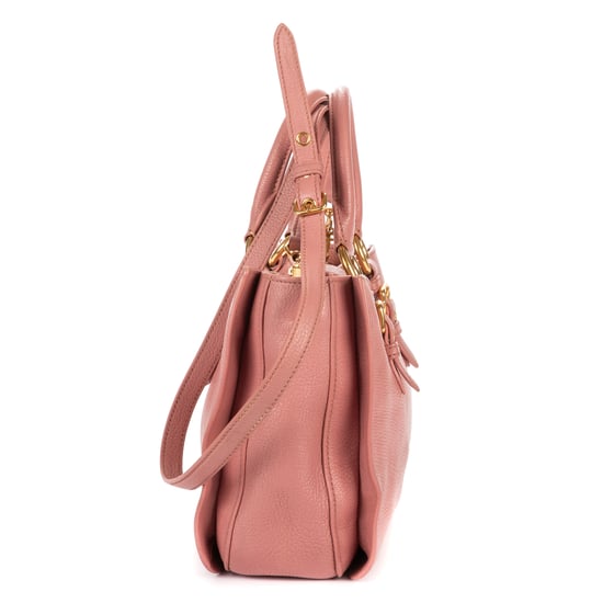 Miu Miu Pushlock Tote en rosa Cuero de ternero - Image 3