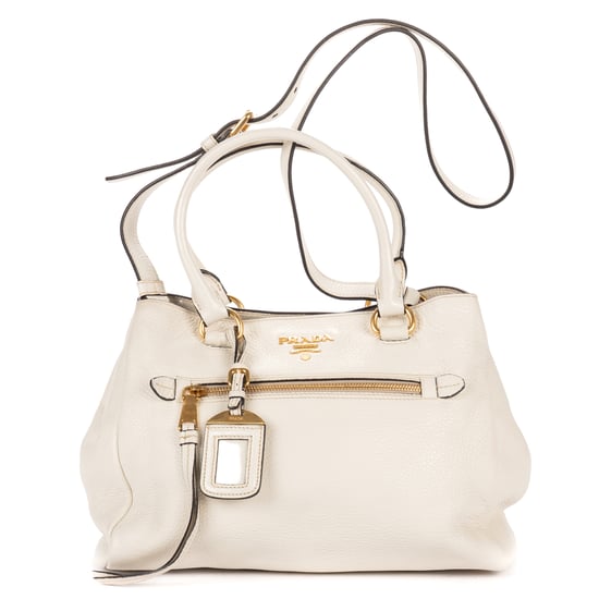Prada Convertible Open Tote en marfil Cuero de ternero - Image 1