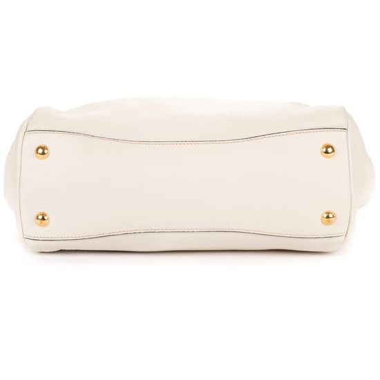 Prada Convertible Open Tote en marfil Cuero de ternero - Image 6