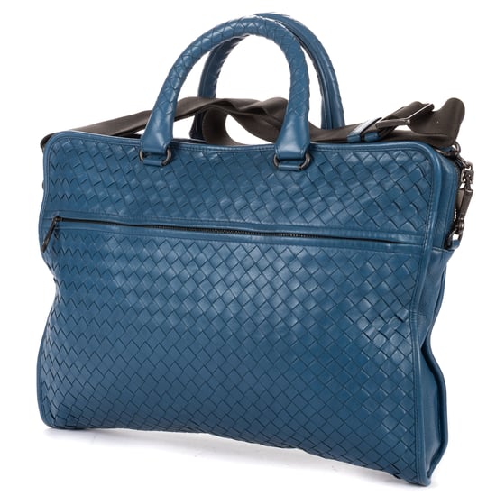 Bottega Veneta Veneto Messenger  en  Blue Cuero de becerro - Image 2