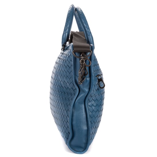 Bottega Veneta Veneto Messenger  en  Blue Cuero de becerro - Image 4