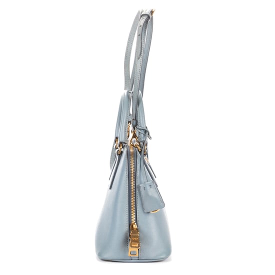 Prada Small Promenade Small en azul Cuero de ternero - Image 4
