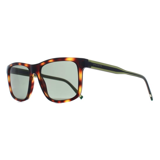 Lacoste Square Mens Tortoise Green L6025S - Image 2