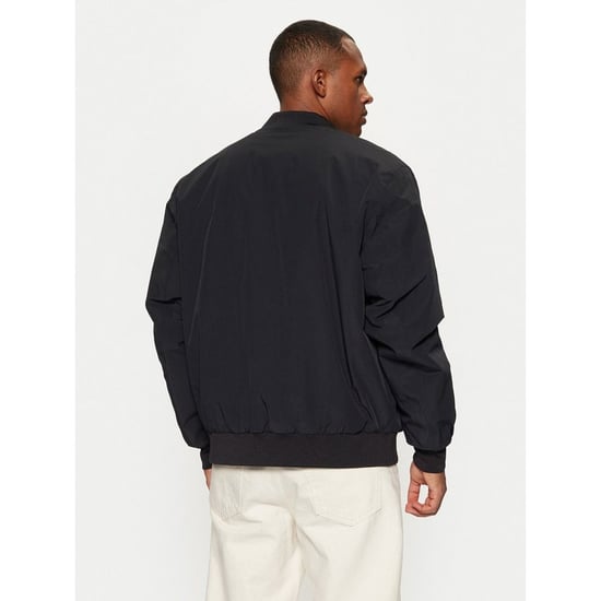 Bomber de poliéster negro Champion - Image 3
