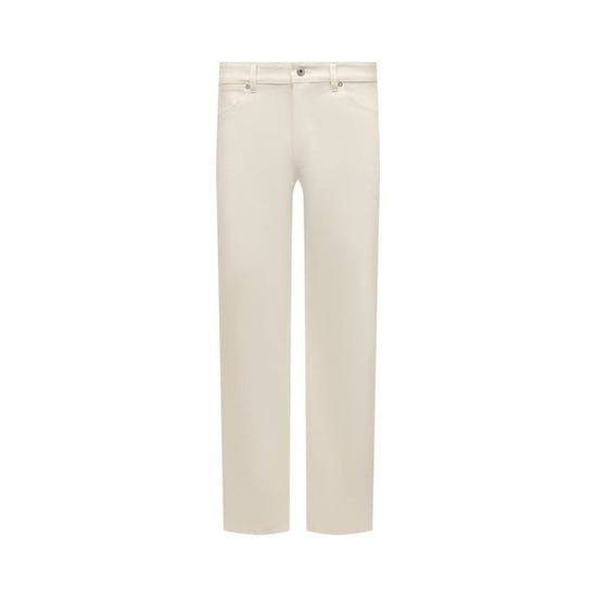Jeans de Denim de Algodón Blanco Jil Sander - Image 1