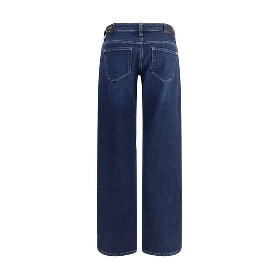 Jeans de Pierna Recta de Algodón Azul 7FOR - Image 2
