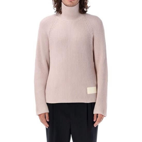 Ami Paris Suéter de Cuello Alto de Algodón Multicolor - Image 2