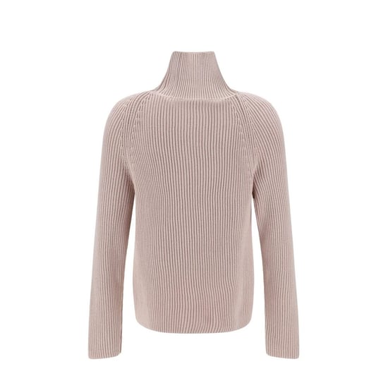 Ami Paris Suéter de Cuello Alto de Algodón Multicolor - Image 3