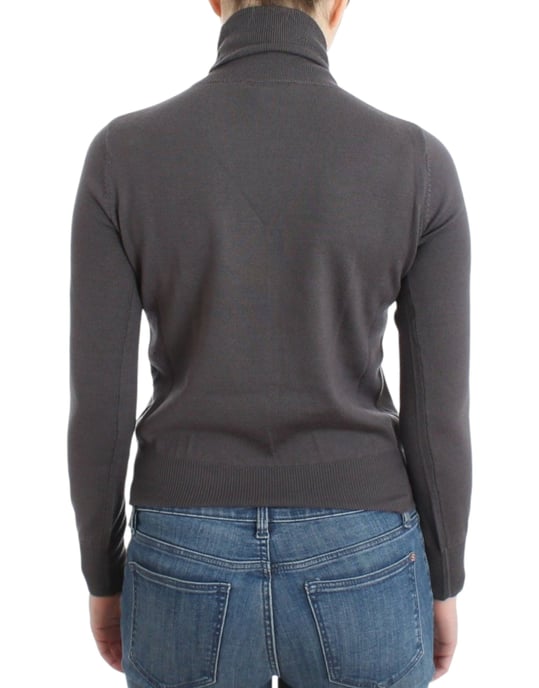 Suéter de algodón de cuello alto Galliano Brown - Image 3