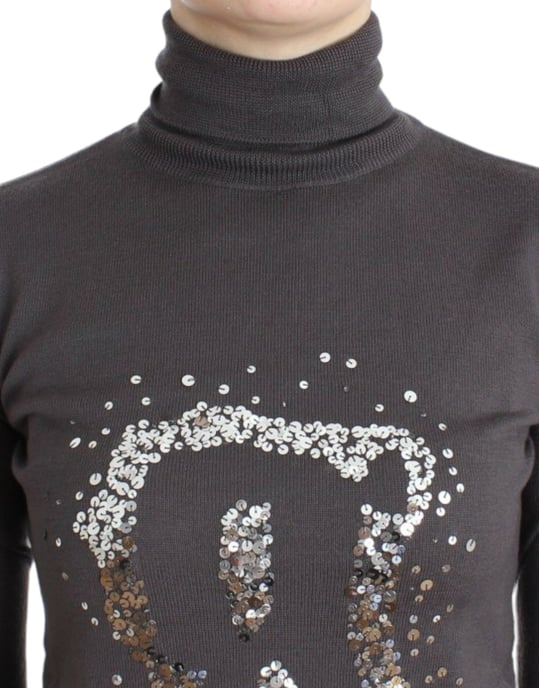 Suéter de algodón de cuello alto Galliano Brown - Image 5