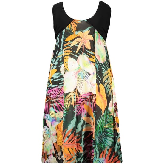 Vestido de mujer de viscosa negra Desigual - Image 1