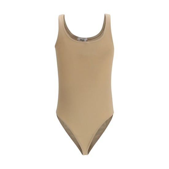 Body de algodón beige de Wolford - Image 2