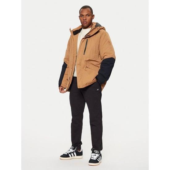 Parka de poliéster marrón Champion - Image 2