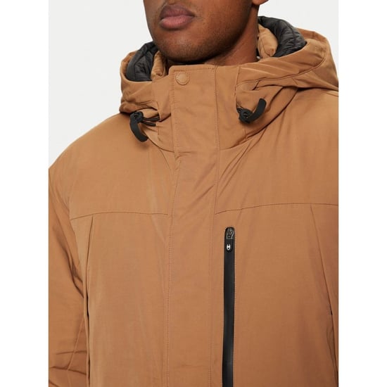 Parka de poliéster marrón Champion - Image 4