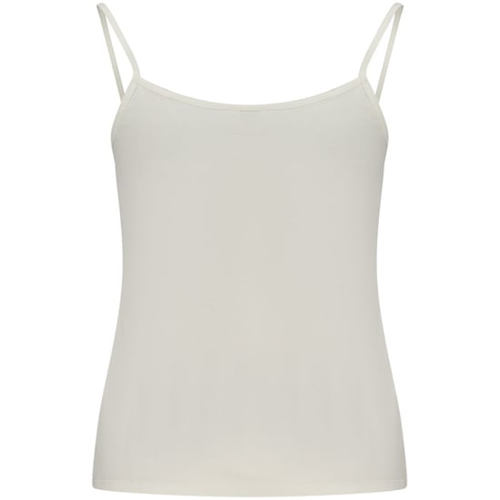 Camiseta sin mangas de algodón blanco para mujer Calvin Klein - Image 2