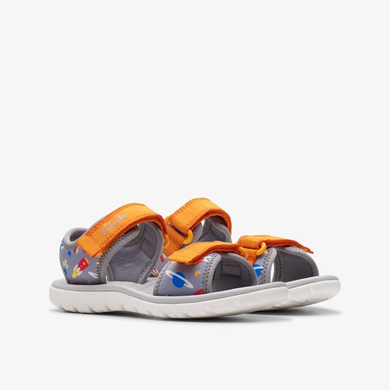 Surfing Tide Kid Grey/Orange Sandalias - Image 4
