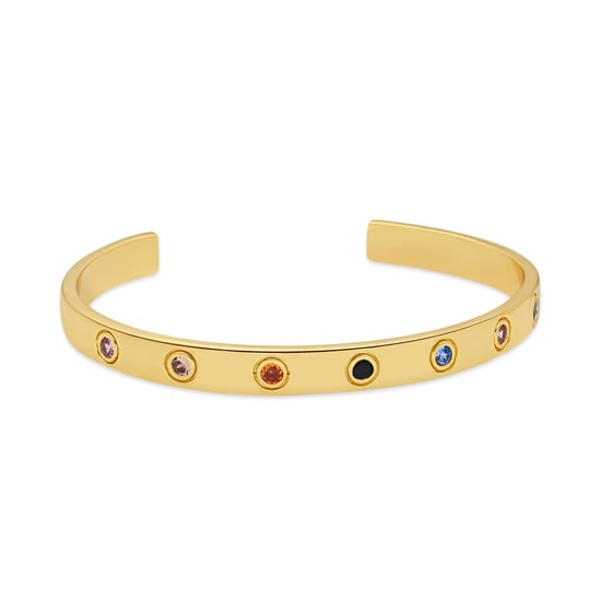 Luxenter Pulsera de Circonita Multicolor acabado en oro amarillo de 18k - Beru - Image 1